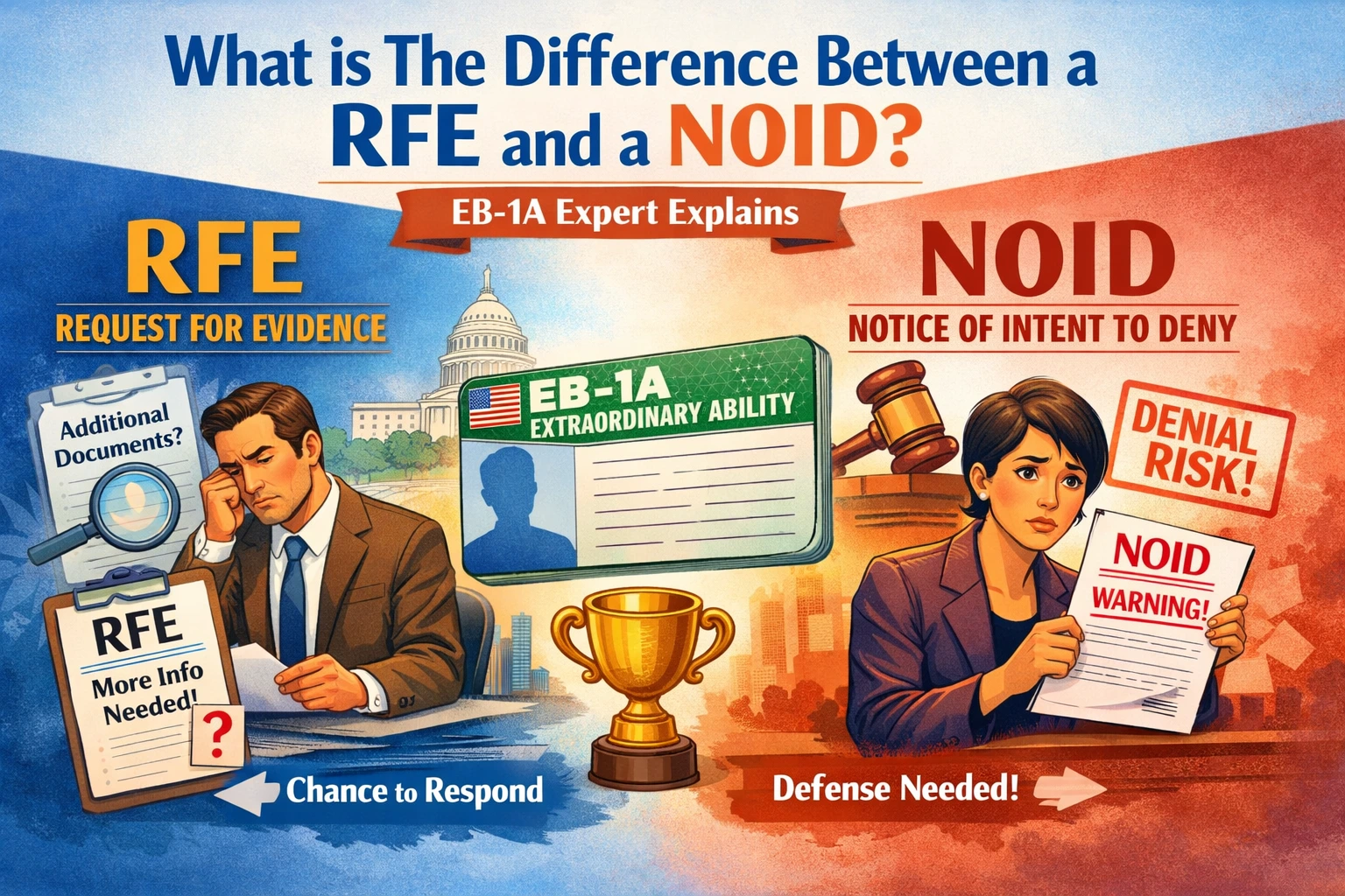 EB-1A Expert Explains The Difference Between RFE & NOID